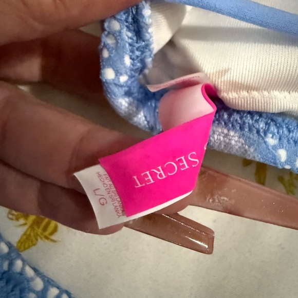 Victoria's Secret Blue Lace Bikini - Picture 5 of 5